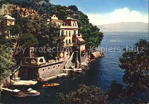 AK / Ansichtskarte Portofino Liguria Haeuser an der Kueste Kat. Portofino