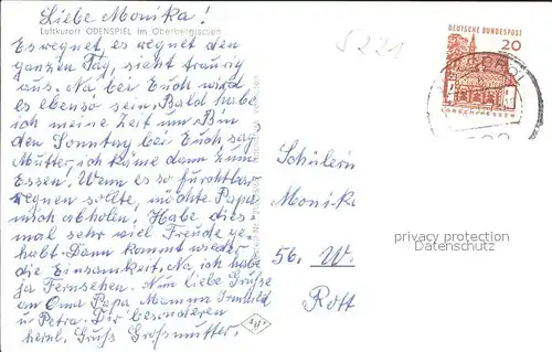 AK / Ansichtskarte Odenspiel Partie im Elbachtal Kat. Reichshof