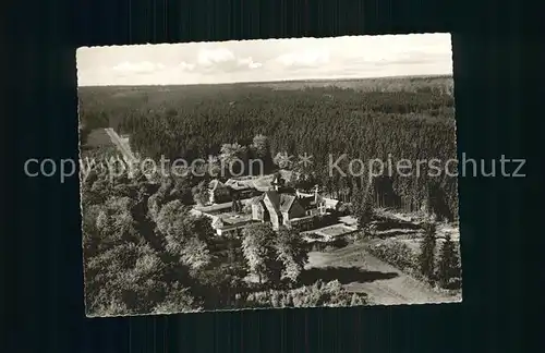 AK / Ansichtskarte Dassel Solling CVJM Erholungsheim Jugendherberge Fliegeraufnahme Kat. Dassel