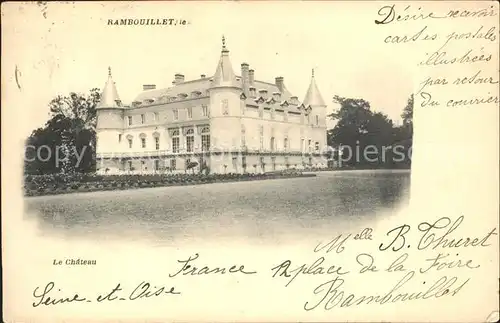AK / Ansichtskarte Rambouillet Chateau Schloss Kat. Rambouillet