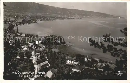 AK / Ansichtskarte Duingt Vue generale Lac d Annecy Kat. Duingt