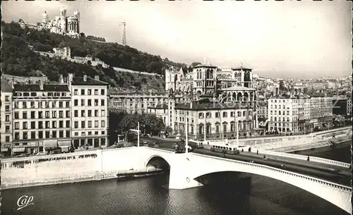 AK / Ansichtskarte Lyon France Pont Tilsitt Panorama sur Fourviere Kat. Lyon