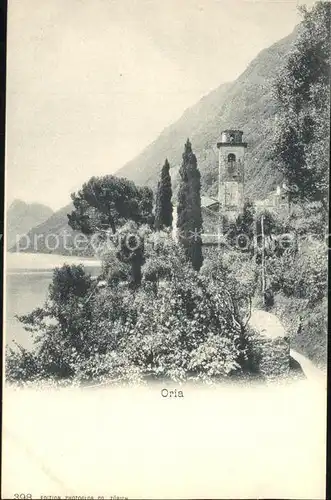AK / Ansichtskarte Oria Lago di Lugano  Kat. Lugano