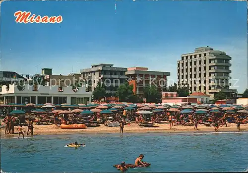 AK / Ansichtskarte Misano Mare Beach und Hotels Kat. Italien