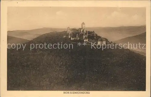 AK / Ansichtskarte Hohkoenigsburg Haut Koenigsbourg Chateau Kat. Orschwiller