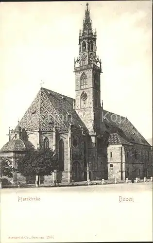 AK / Ansichtskarte Bozen Suedtirol Pfarrkirche Kat. Bozen Suedtirol