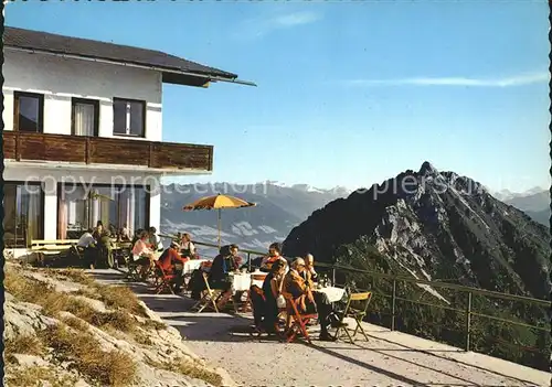 AK / Ansichtskarte Maurach Tirol Bergasthof Rofan mit Hohen Tauern und Ebnerspitze Kat. Eben am Achensee
