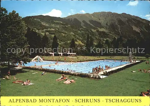 AK / Ansichtskarte Schruns Vorarlberg Alpenbad Montafon Schruns Tschagguns Kat. Schruns