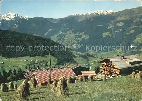 AK / Ansichtskarte Zell Ziller Tirol Alpengasthof Enzianhof Panorama Kat. Zell am Ziller