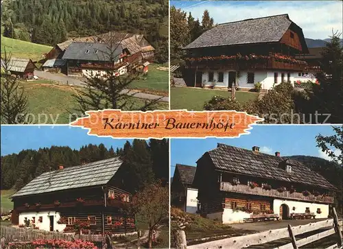 AK / Ansichtskarte Bad Kleinkirchheim Kaernten Kaerntner Bauernhoefe Kat. Bad Kleinkirchheim
