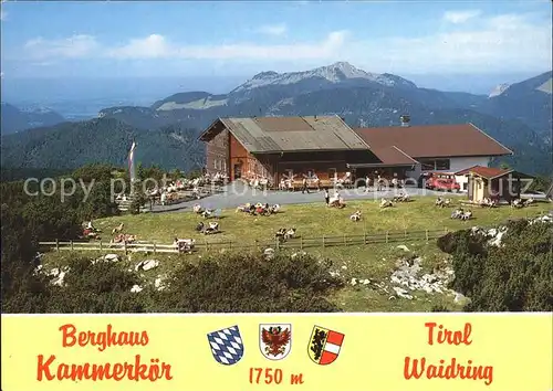 AK / Ansichtskarte Waidring Tirol Berghaus Kammerkoer Kat. Waidring