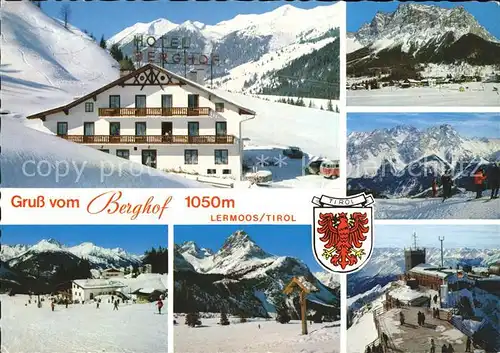 AK / Ansichtskarte Lermoos Tirol Gasthof Berghof Teilansichten Panorama Kat. Lermoos