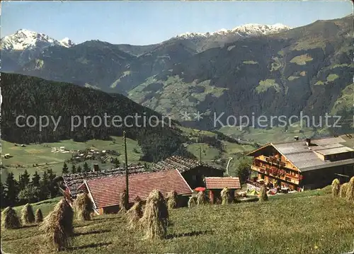 AK / Ansichtskarte Zell Ziller Tirol Alpengasthof Enzianhof Panorama Kat. Zell am Ziller