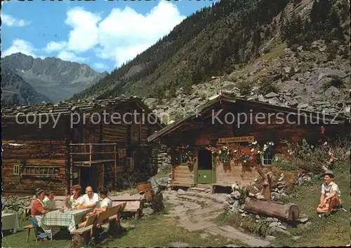 AK / Ansichtskarte Ginzling Tristenbach Alm in der Floite Kat. Mayrhofen