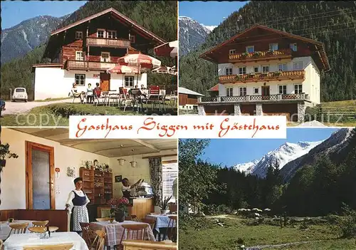 AK / Ansichtskarte Neukirchen Grossvenediger Gasthaus Siggen mit Gaestehaus Gaststube Kat. Neukirchen am Grossvenediger
