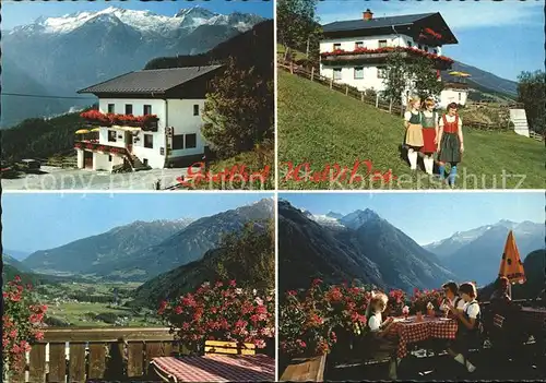 AK / Ansichtskarte Wald Pinzgau Gasthaus Pension Grethof Terrasse Kat. Wald im Pinzgau