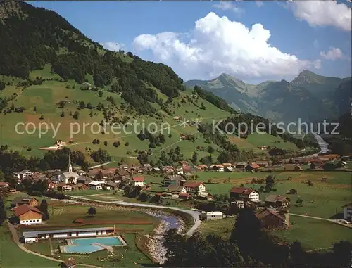 AK / Ansichtskarte Mellau Vorarlberg Panorama mit Schwimmbad Kat. Mellau