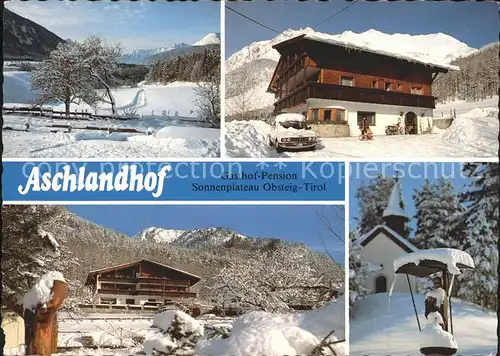 AK / Ansichtskarte Obsteig Tirol Aschlandhof Kapelle Kat. Obsteig
