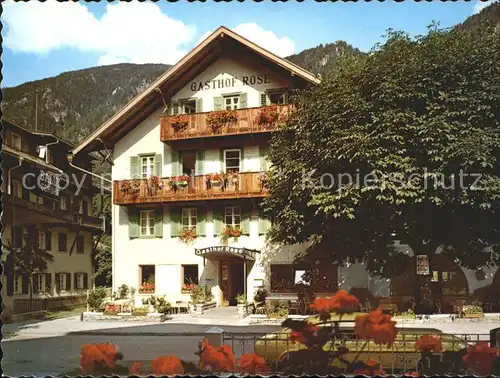 AK / Ansichtskarte Mayrhofen Zillertal Gasthof Rose Hotel Sonne Kat. Mayrhofen