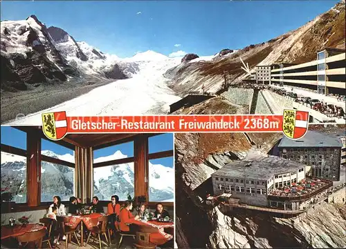 AK / Ansichtskarte Grossglockner Gletscher Restaurant Freiwandeck Kat. Oesterreich Kat. Heiligenblut