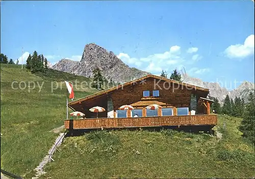 AK / Ansichtskarte Kals Grossglockner Bergstation Restaurant Glocknerblick mit Blauspitze Kat. Kals am Grossglockner