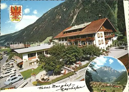AK / Ansichtskarte Mayrhofen Zillertal Hotel Berghof Tanzdiele Panorama Kat. Mayrhofen
