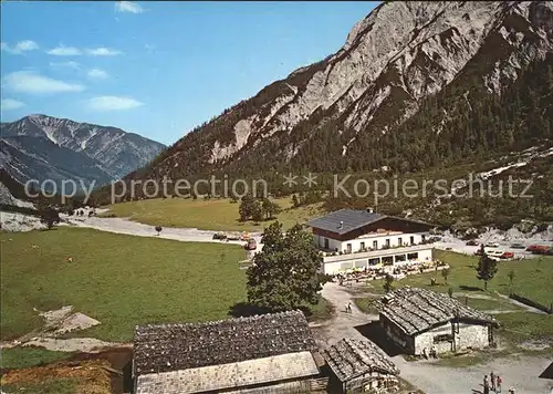 AK / Ansichtskarte Pertisau Achensee Alpengasthof Gramai mit Almgebaeuden Kat. Eben am Achensee