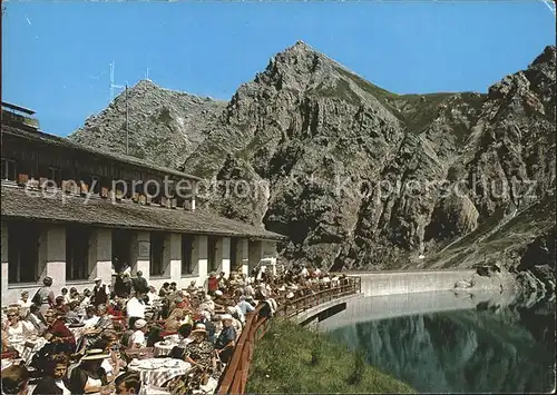 AK / Ansichtskarte Luenersee Vorarlberg Douglashuette Terrasse Kat. Vandans