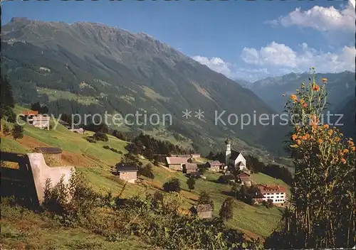AK / Ansichtskarte Bartholomaeberg Vorarlberg mit Hochjoch Warmser Huette und Silvrettagruppe Kat. Bartholomaeberg