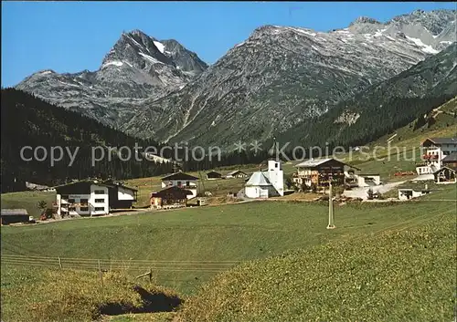 AK / Ansichtskarte Zug Vorarlberg Panorama Kat. Lech