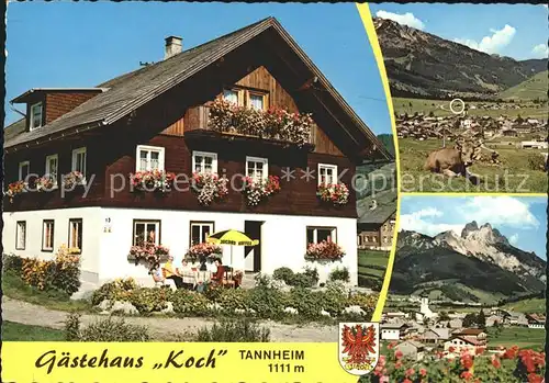 AK / Ansichtskarte Tannheim Tirol Gaestehaus Koch Panorama Kat. Tannheim