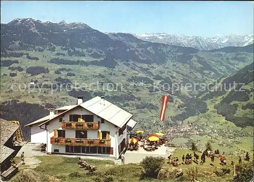 AK / Ansichtskarte Tschagguns Vorarlberg Alpengasthof Grabs Panorama Kat. Tschagguns