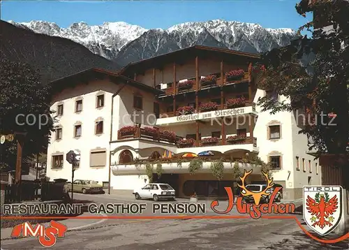 AK / Ansichtskarte Imst Tirol Gasthof Pension zum Hirschen Kat. Imst