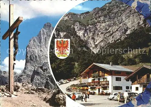 AK / Ansichtskarte Kaisergebirge Berggasthaus Kreuz Kat. Kufstein