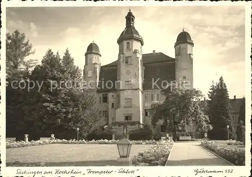 AK / Ansichtskarte Foto Gutermann Nr. 552 Bad Saeckingen Trompeter Schloss Kat. Loerrach