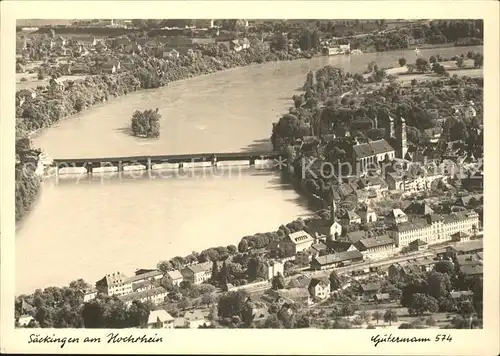 AK / Ansichtskarte Foto Gutermann Nr. 574 Bad Saeckingen  Kat. Loerrach