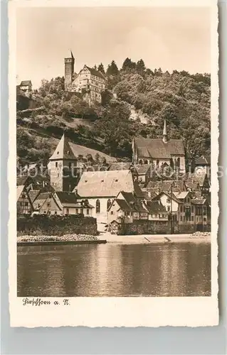 AK / Ansichtskarte Hirschhorn Neckar Burg Kloster Kirche Kat. Hirschhorn (Neckar)