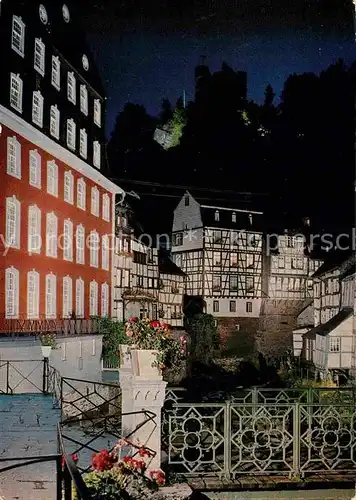 AK / Ansichtskarte Monschau Rotes Haus Burgruine Haller  Kat. Monschau