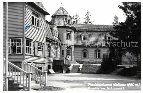 AK / Ansichtskarte Friedrichsbrunn Harz Sanatorium Dr Strokorb Kat. Friedrichsbrunn