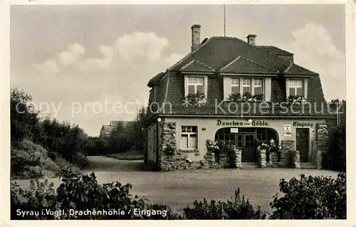 AK / Ansichtskarte Syrau Vogtland Drachenhoehle Eingang Kat. Syrau