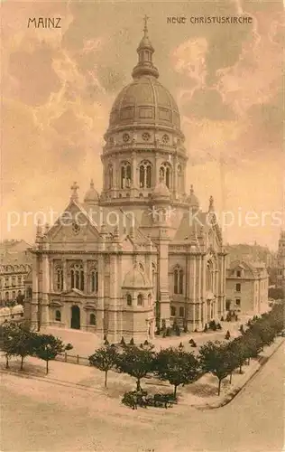 AK / Ansichtskarte Mainz Rhein Neue Christuskirche