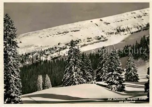 AK / Ansichtskarte Sellenmatt Berghaus Stoefeli und Chaeserrugg Kat. Sellamatt Alt St Johann