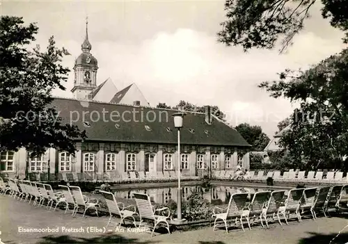 AK / Ansichtskarte Pretzsch Elbe Eisenmoorbad Am Kurheim Kat. Bad Schmiedeberg