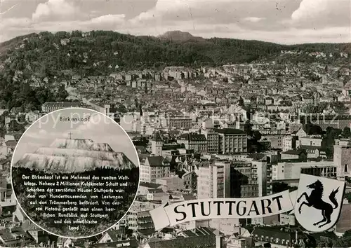 AK / Ansichtskarte Stuttgart Panorama Birkenkopf Kat. Stuttgart