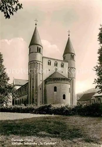 AK / Ansichtskarte Gernrode Harz Stiftskirche St Cyriakus Kat. Gernrode Harz