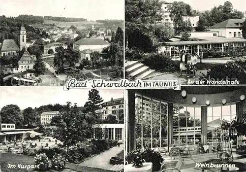 AK / Ansichtskarte Bad Schwalbach An der Wandelhalle Im Kurpark Weinbrunnen Kat. Bad Schwalbach