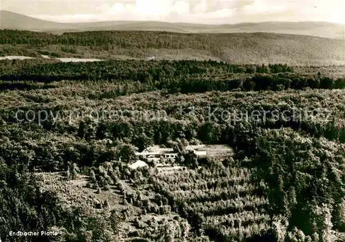 AK / Ansichtskarte Endbach Bad Waldgaststaette Endbacher Platte Fliegeraufnahme Kat. Bad Endbach