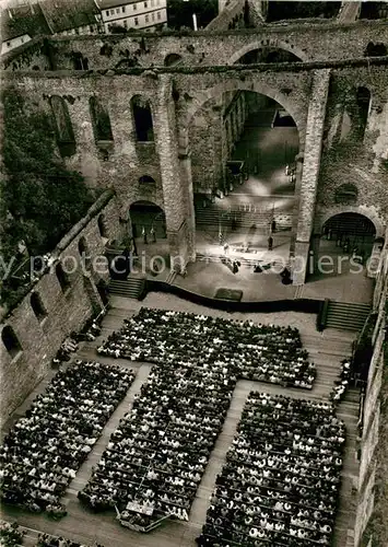 AK / Ansichtskarte Bad Hersfeld Festspiele Stiftsruine Buehne  Kat. Bad Hersfeld