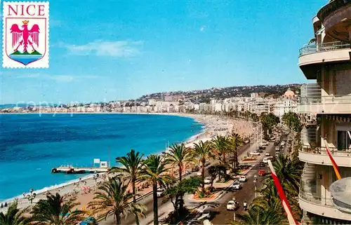 AK / Ansichtskarte Nice Alpes Maritimes Cote ouest de la Promenade des Anglais Plage Cote d Azur Kat. Nice