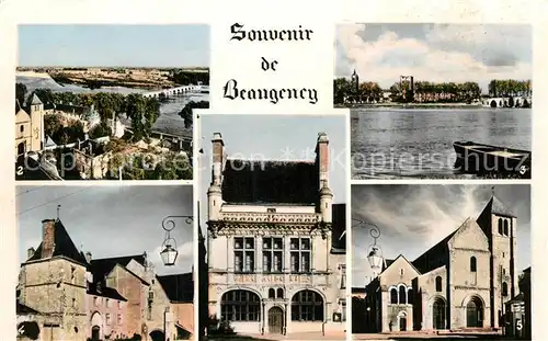 AK / Ansichtskarte Beaugency Hotel de Ville Val de Loire Chateau Musee Eglise Notre Dame Kat. Beaugency
